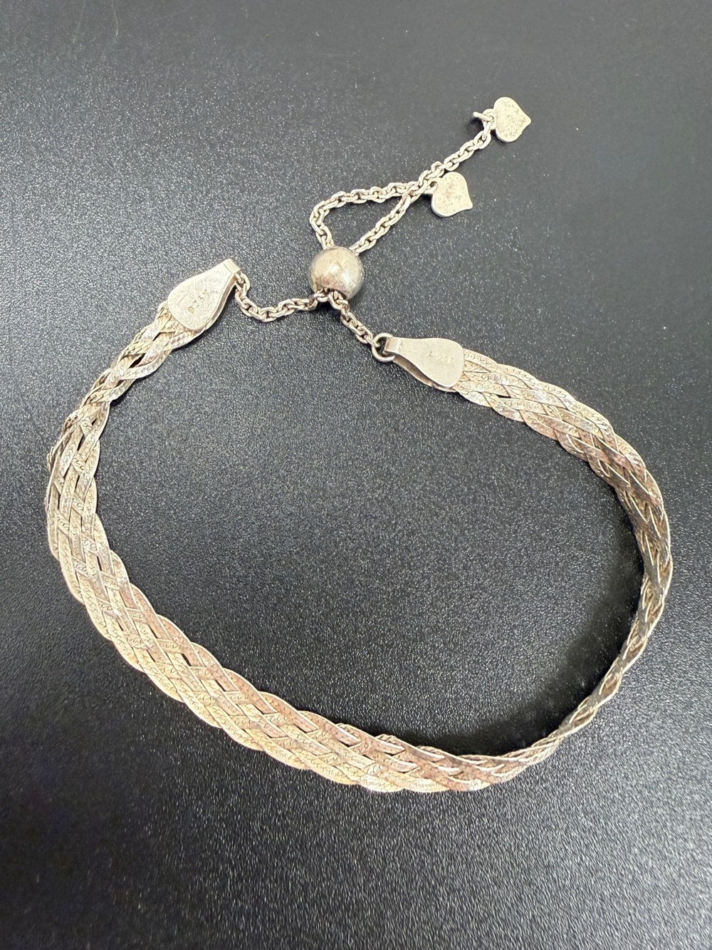 Elegant Women’s Braided Gold-Tone Adjustable Bracelet